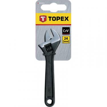 Ключ Topex разводной 300 мм диапазон 0-42 мм Фото 1