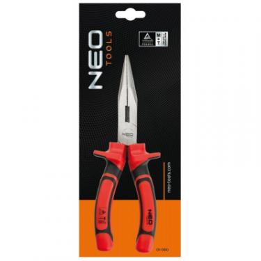 Плоскогубцы Neo Tools подовжені прямі, 180 мм (1000 В) Фото 1