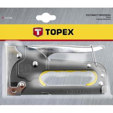 Степлер строительный Topex 6-8 мм, скобы J Фото 1