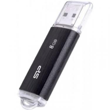 USB флеш накопитель Silicon Power 8GB Ultima U02 Black USB 2.0 Фото 1