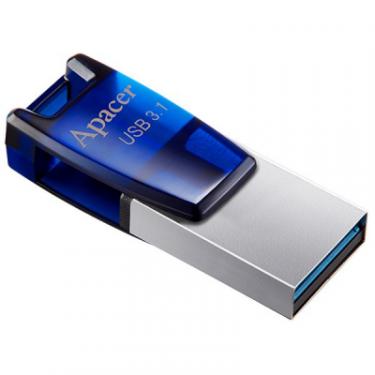 USB флеш накопитель Apacer 16GB AH179 Blue USB 3.1 OTG Фото 1