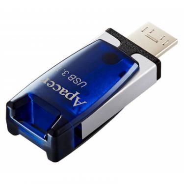 USB флеш накопитель Apacer 16GB AH179 Blue USB 3.1 OTG Фото 2