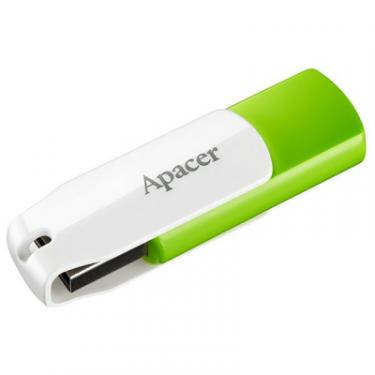 USB флеш накопитель Apacer 64GB AH335 Green USB 2.0 Фото 1