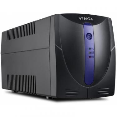 Источник бесперебойного питания Vinga LED 800VA plastic case with USB Фото 5
