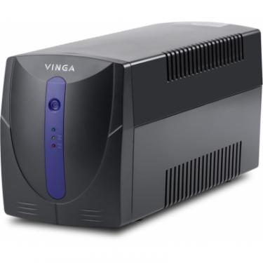 Источник бесперебойного питания Vinga LED 800VA plastic case with USB Фото 6