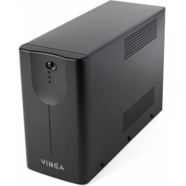 Источник бесперебойного питания Vinga LED 800VA metal case with USB Фото 6
