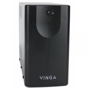 Источник бесперебойного питания Vinga LED 800VA metal case with USB Фото 8