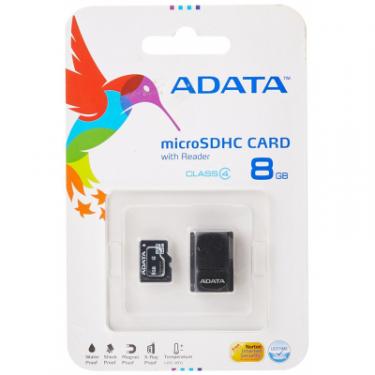 Карта памяти ADATA 8GB microSDHC Class 4 Фото 3