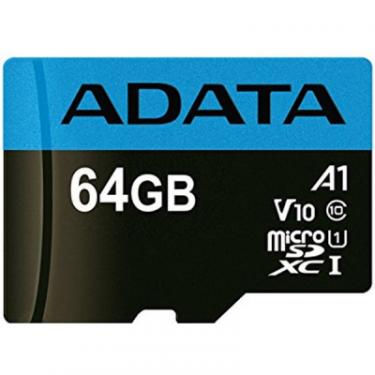 Карта памяти ADATA 64GB microSD class 10 UHS-I A1 Premier Фото