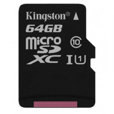 Карта памяти Kingston 64GB microSDXC class 10 UHS-I Canvas Select Фото
