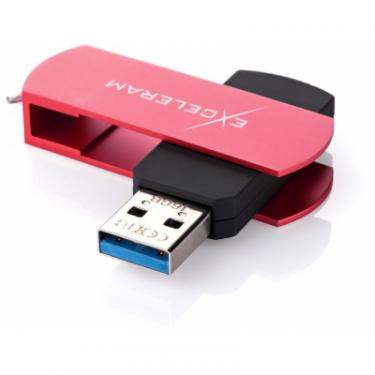 USB флеш накопитель eXceleram 16GB P2 Series Red/Black USB 3.1 Gen 1 Фото 1