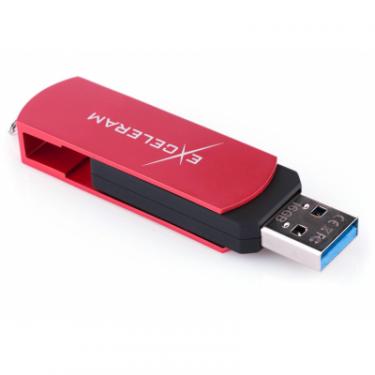 USB флеш накопитель eXceleram 16GB P2 Series Red/Black USB 3.1 Gen 1 Фото 4