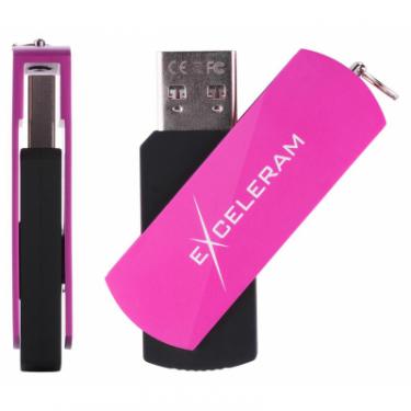 USB флеш накопитель eXceleram 32GB P2 Series Purple/Black USB 2.0 Фото 3