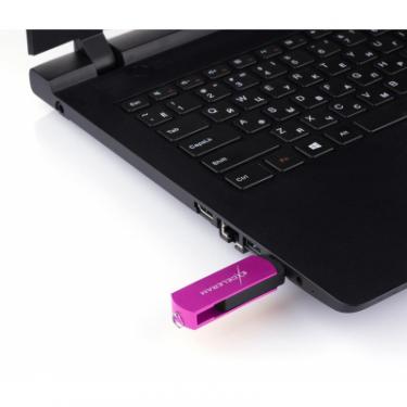 USB флеш накопитель eXceleram 32GB P2 Series Purple/Black USB 2.0 Фото 6