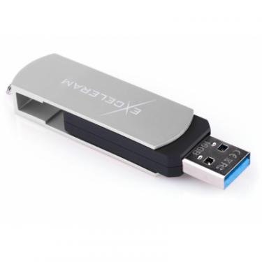 USB флеш накопитель eXceleram 16GB P2 Series Silver/Black USB 3.1 Gen 1 Фото 4