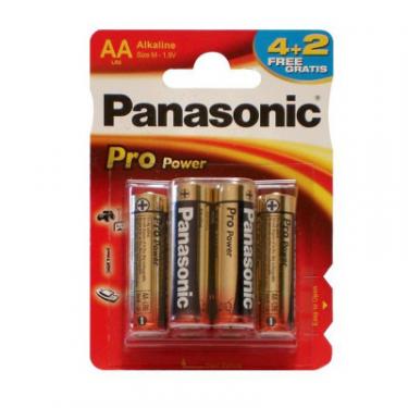 Батарейка Panasonic AA LR06 PRO POWER * 6(4+2) Фото