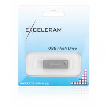 USB флеш накопитель eXceleram 16GB U1 Series Silver USB 2.0 Фото 5