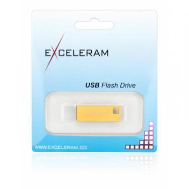USB флеш накопитель eXceleram 32GB U1 Series Gold USB 2.0 Фото 5