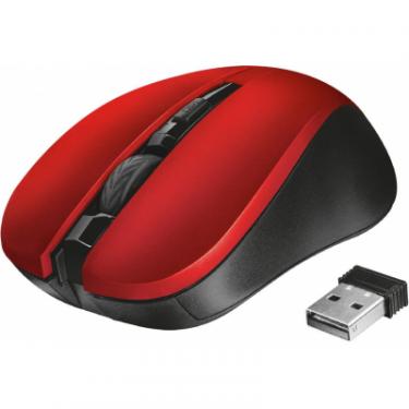 Мышка Trust Mydo Silent wireless mouse red Фото