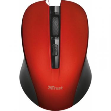 Мышка Trust Mydo Silent wireless mouse red Фото 1