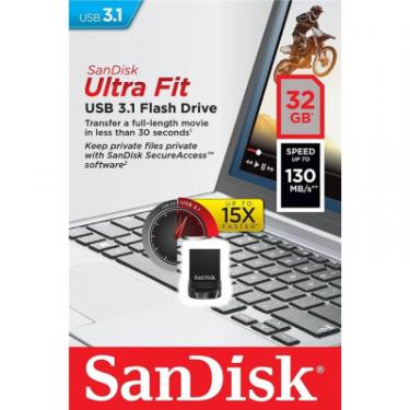 USB флеш накопитель SanDisk 32GB Ultra Fit USB 3.1 Фото 5