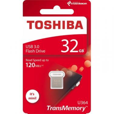 USB флеш накопитель Toshiba 32GB U364 White USB 3.0 Фото 2