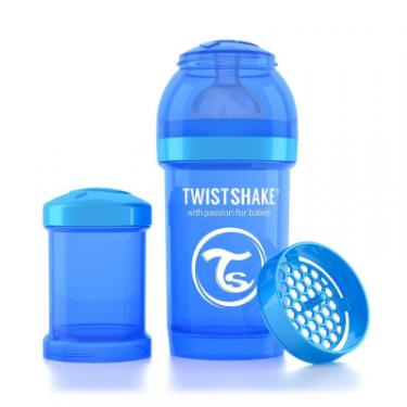 Бутылочка для кормления Twistshake антиколиковая 180 мл, голубая Фото