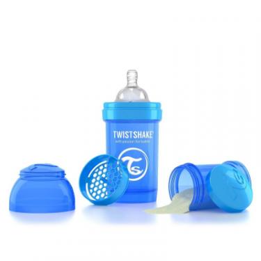 Бутылочка для кормления Twistshake антиколиковая 180 мл, голубая Фото 1