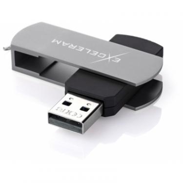USB флеш накопитель eXceleram 32GB P2 Series Gray/Black USB 2.0 Фото 1