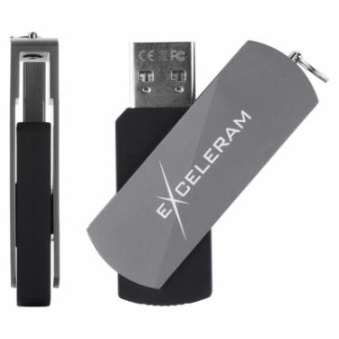 USB флеш накопитель eXceleram 32GB P2 Series Gray/Black USB 2.0 Фото 3