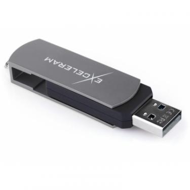 USB флеш накопитель eXceleram 32GB P2 Series Gray/Black USB 2.0 Фото 4