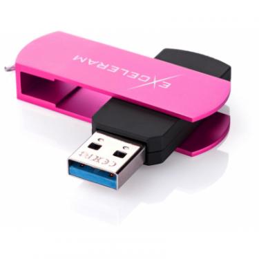 USB флеш накопитель eXceleram 32GB P2 Series Rose/Black USB 3.1 Gen 1 Фото 1