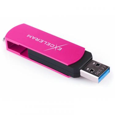 USB флеш накопитель eXceleram 32GB P2 Series Rose/Black USB 3.1 Gen 1 Фото 4