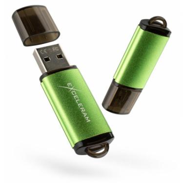 USB флеш накопитель eXceleram 64GB A3 Series Green USB 3.1 Gen 1 Фото