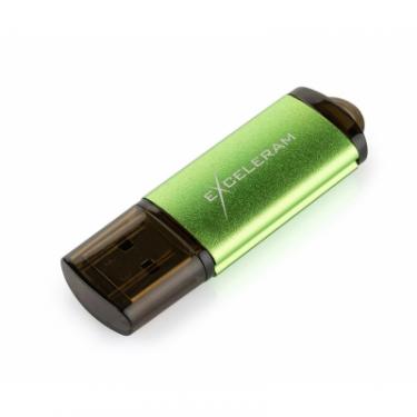 USB флеш накопитель eXceleram 64GB A3 Series Green USB 3.1 Gen 1 Фото 2