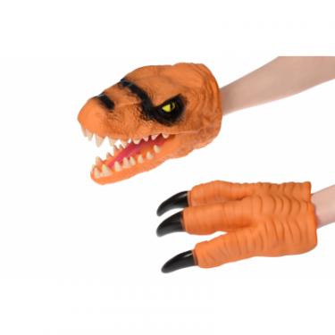 Игровой набор Same Toy Dino Animal Gloves Toys оранжевый Фото 2