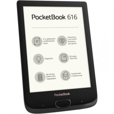 Электронная книга Pocketbook 616 Basic Lux2, Obsidian Black Фото 3
