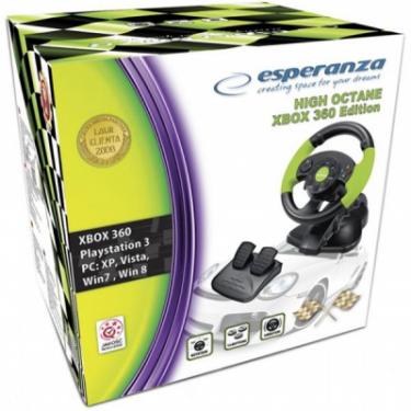 Руль Esperanza PC/PS3/XBOX 360 Black-Green Фото 3