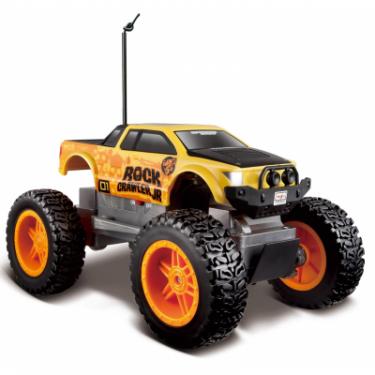 Радиоуправляемая игрушка Maisto Rock Crawler Jr.жёлто-чёрный Фото