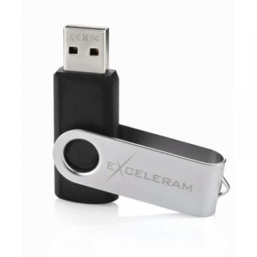 USB флеш накопитель eXceleram 64GB P1 Series Silver/Black USB 2.0 Фото 2