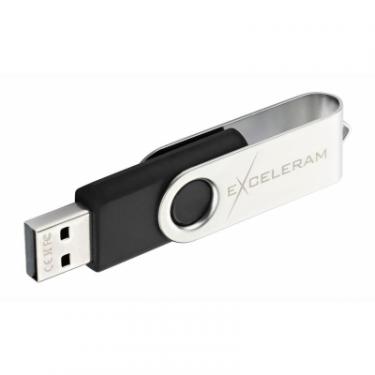 USB флеш накопитель eXceleram 64GB P1 Series Silver/Black USB 2.0 Фото 4