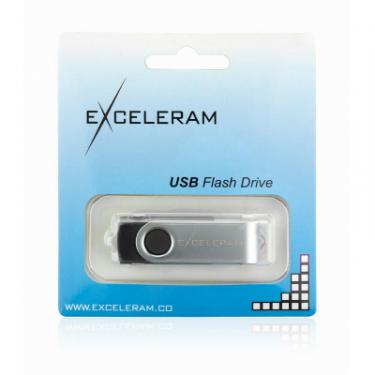 USB флеш накопитель eXceleram 64GB P1 Series Silver/Black USB 2.0 Фото 7