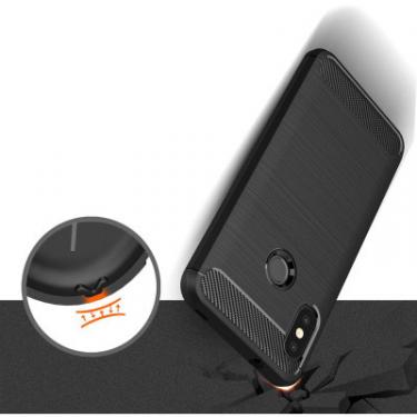 Чехол для мобильного телефона Laudtec для Xiaomi Redmi Note 6 Pro Carbon Fiber (Black) Фото 5