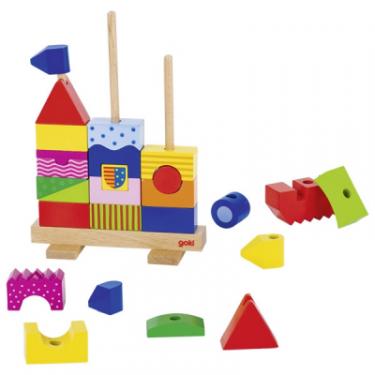 Развивающая игрушка Goki Пирамидка Замок Фото