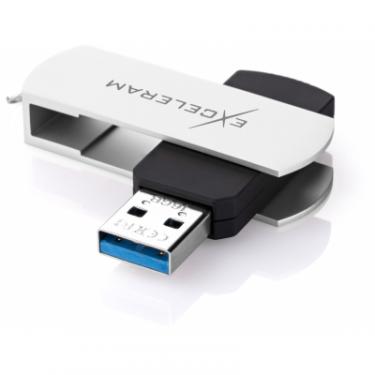 USB флеш накопитель eXceleram 16GB P2 Series White/Black USB 3.1 Gen 1 Фото 1