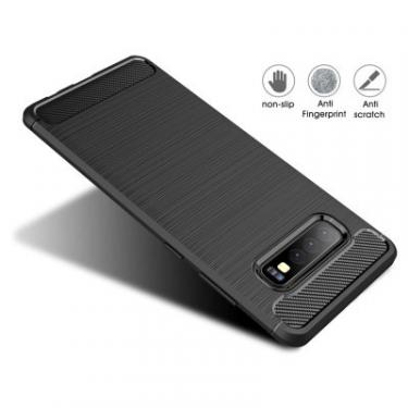 Чехол для мобильного телефона Laudtec для SAMSUNG Galaxy S10 Plus Carbon Fiber (Black) Фото 2