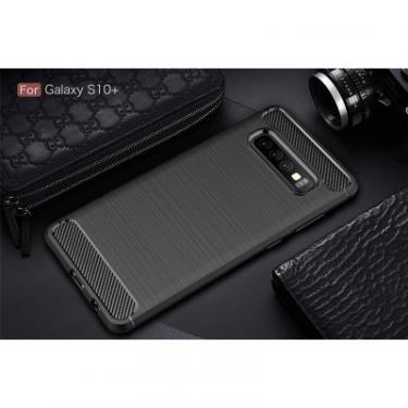 Чехол для мобильного телефона Laudtec для SAMSUNG Galaxy S10 Plus Carbon Fiber (Black) Фото 8