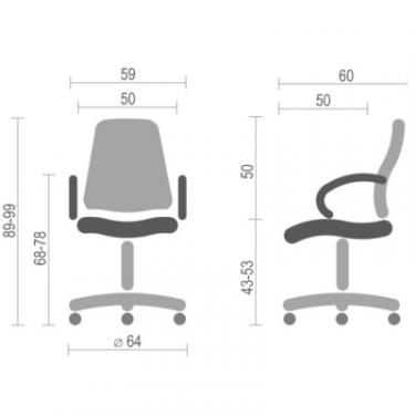 Офисное кресло Аклас Фіджі NEW CH TILT Чорне Фото 5