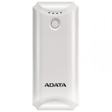 Батарея универсальная ADATA P5000 White (5000mAh, 5V*1A, cable) Фото