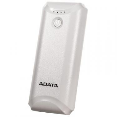 Батарея универсальная ADATA P5000 White (5000mAh, 5V*1A, cable) Фото 1